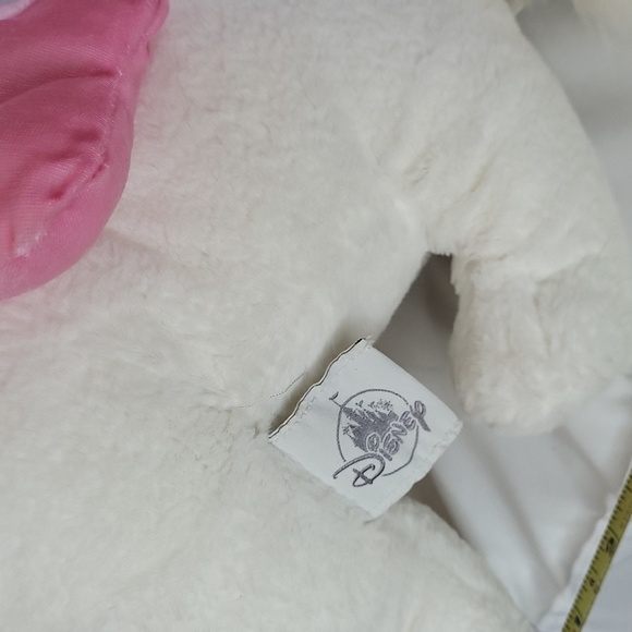 Marie Aristocats Disney Store Plush "13 white cat pink bow - Picture 14 of 17